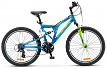 Велосипед Stels Mustang 24" V V030 Черный/Синий/Зеленый
