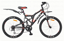 Велосипед Stels Challenger 24" V Z010 Чёрный/Красный