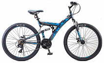 Велосипед Stels Focus 26" MD 21 sp V010 Чёрный/Синий