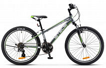 Велосипед Stels Navigator 24" 400 V V030 Серый/Зеленый/Белый