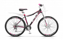 Велосипед Stels Miss-7300 MD Черный/Розовый/Белый (2016)