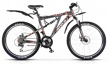 Велосипед Stels Voyager 26" MD Темно-серый/Оранжевый/Белый (15 г)