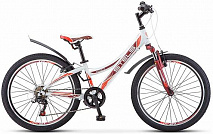 Велосипед Stels Navigator 24" 430 V V030 Белый/Тёмно-красный 