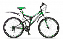 Велосипед Stels Crosswind V 21-sp Z010 Черный/Салатовый