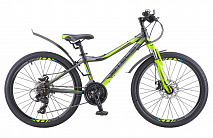 Велосипед Stels Navigator 24" 420 MD V010 Черный/Зелёный