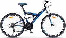 Велосипед Stels Focus 26" V 18 sp V030 Черный/Синий